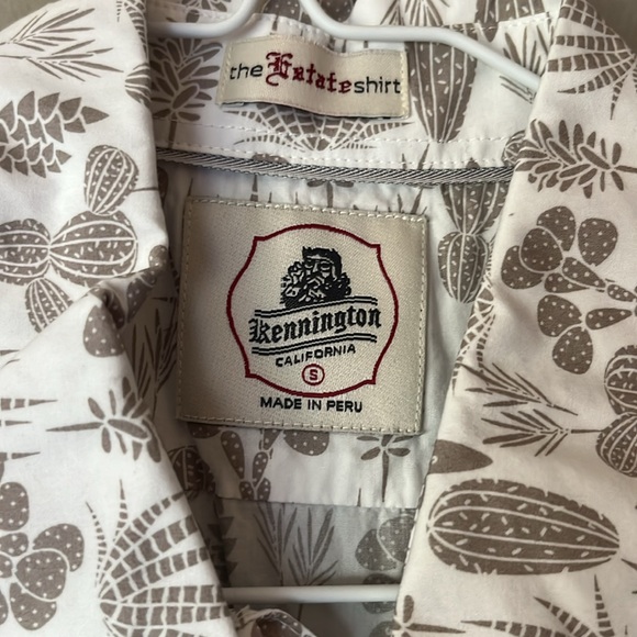 Pennington Cactus Succulent Button Down Men’s S - Picture 2 of 5